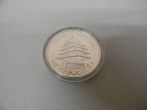 lot 45 image: INDIANAPOLIS MOTOR SPEEDWAY 1 TROY OUNCE .999 PURE SILVER COLLECTOR COIN - LIMITED EDITION SAP UNITED STATES GRAND PRIX FORMULA 1 - FANTASTIC PIECE - SEE PICTURES
