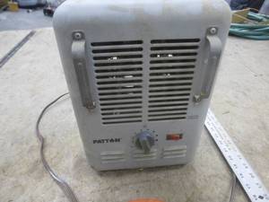 lot 36 image: Space Heater, Cords, Yard Stick