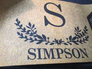 lot 78 image: Personalized Mat...