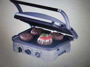 lot 81 image: Cuisinart 5-in-1 Griddler out of bo...