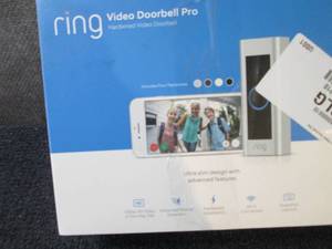 lot 93 image: Ring Video Doorbell Pro open box Re...