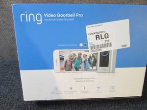 lot 99 image: Ring Video Doorbell Pro open box Re...