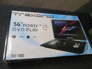 lot 114 image: Trexonic Portable DVD Player with 1...