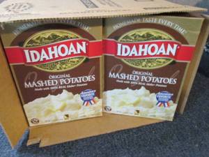 lot 141 image: Case of 12- 13.75 oz Boxes Idahoan ...