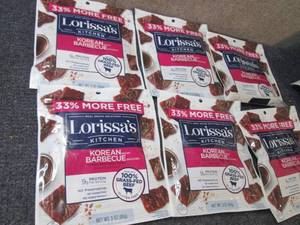 lot 152 image: 6- 3 oz bags Lorissas Kitchen Kore...