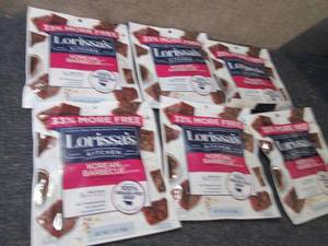 lot 154 image: 6- 3 oz bags Lorissas Kitchen Kore...