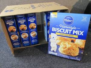 lot 169 image: Case of 6- 32 oz Boxes Pillsbury Ho...