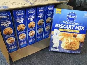 lot 174 image: Case of 6- 32 oz Boxes Pillsbury Ho...