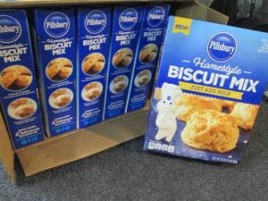 lot 176 image: Case of 6- 32 oz Boxes Pillsbury Ho...