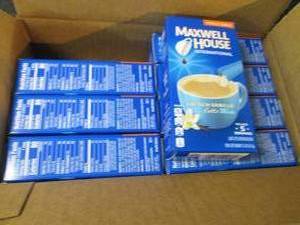 lot 180 image: Case of 8 - 5pks Maxwell House Fren...