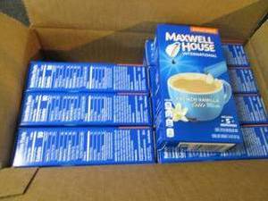 lot 181 image: Case of 8 - 5pks Maxwell House Fren...