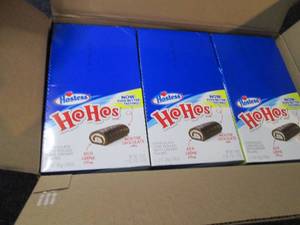 lot 199 image: Case of 3-6pkbx Hostess HoHos Best...