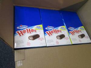 lot 203 image: Case of 3-6pkbx Hostess HoHos Best...