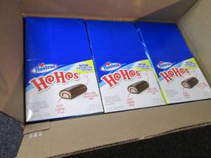 lot 204 image: Case of 3-6pkbx Hostess HoHos Best...
