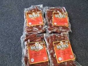 lot 234 image: 4 pks Big Rigs Original Beef Stick...