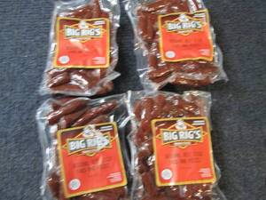 lot 237 image: 4 pks Big Rigs Original Beef Stick...