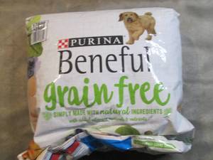 lot 255 image: Beneful Grain Free Dog Food...