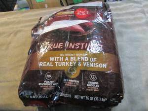 lot 266 image: Purina One True Instinct Dog Food...
