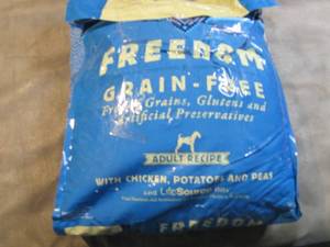 lot 268 image: Blue Freedom Dog Food...