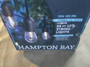 lot 341 image: Hampton Bay 12-Light IndoorOutdoor...