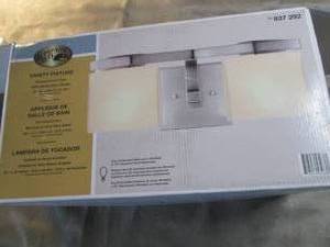 lot 343 image: Hampton Bay Vanity Fixture 2 Light ...