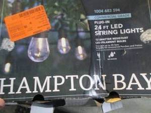 lot 353 image: Hampton Bay 12-Light IndoorOutdoor...