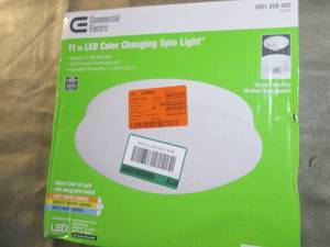 lot 354 image: Commercial Electric Spin Light 11 i...