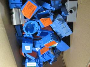 lot 360 image: Box of Assorted Electrical Gang Box...