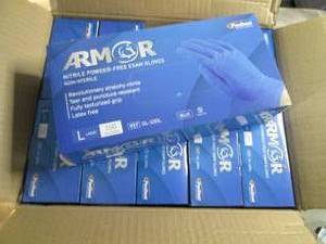 lot 379 image: Case of Armor Nitrile Powder Free G...