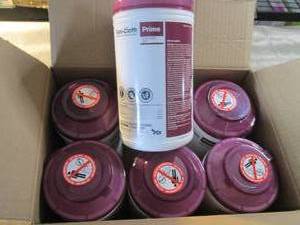 lot 384 image: Case of 6 -70ct Canisters Sani-Clot...