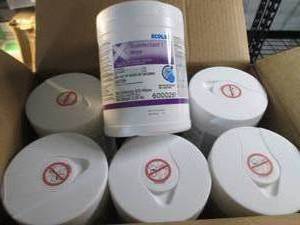 lot 390 image: Case of 12 - 220ct Canisters Ecolab...