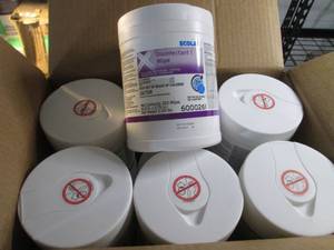 lot 398 image: Case of 12 - 220ct Canisters Ecolab...