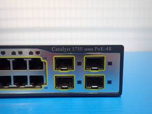 Cisco&nbspWS-C3750-48PS-S Network Switch