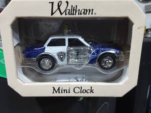 Waltham Police Car Clock