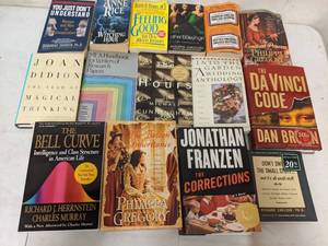 lot 42 image: Jumbo Book Collection Fiction Non-Fiction Cookbooks Self Help