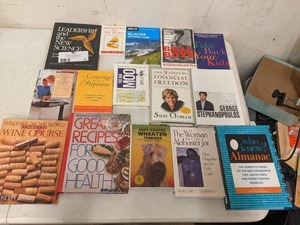 lot 43 image: Awesome Massive Collection of  99 Assorted Books-Vietnam History Books, Best Selling Novels by Dean Koontz, Tom Clancy, John Grisham, Stephen King, Classic Like Candide, Self Help , Cook Books And More