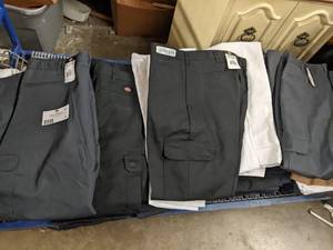 lot 47 image: 110 Assorted Mens Work Pants-Dickies, Carhartt, & More Sizes 36-46