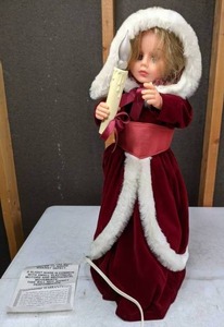 lot 567 image: Ronnoc Animations Christmas Doll
