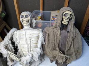 lot 578 image: Halloween & Fall Decorations