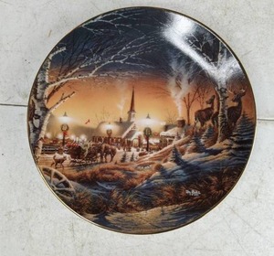 lot 537 image: Night on the Town Collector Plate by Terry Redlin Wild Wings # 6389092703