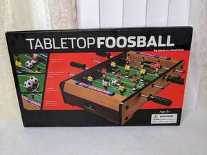 lot 500 image: Fun Tabletop Foosball- In Box (AN)