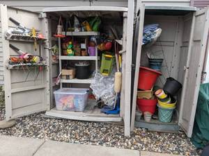 lot 32 image: All the Contents of 2 Outdoor Sheds