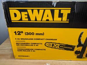 lot 18 image: Brand New DeWalt 12 in. 20V MAX Lithium-Ion Cordless Brushless Chainsaw 5.0Ah Battery and Charger Included