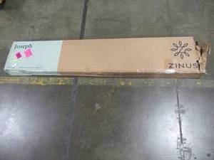 lot 402 image: ZINUS Joseph Queen Size  Metal Platform Bed Frame  Model # OLB-MBBF-14Q