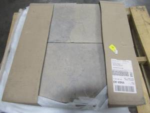 lot 309 image: (1 BOX, 6 PCS.) Patio-on-a-Pallet Concrete Tan Variegated Basketweave Yorkstone Paver, 12 X 24 IN.