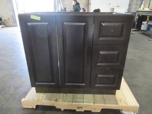 lot 311 image: Northwood 36 in. W x 19 in. D Bathroom Vanity Cabinet Only In Dusk.