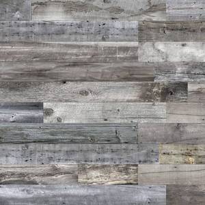 lot 464 image: Enkor Barnwood Collection 38 in. x 6 in. x 64 in. Mountain Music Engineered Wood Interior Accent Wall Panel (8 PanelsBox)
