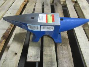 lot 12 image: Single Horn Anvil 66Lbs Cast Steel Anvil Blacksmith for Sale Forge Tools and Equipment Anvil Rugged Round Horn Anvil Blacksmith Jewelers Metalsmith Blacksmith Tool.