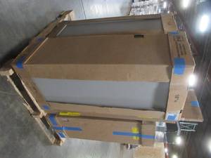 lot 327 image: WHOLESALE MIXED PALLET OF MISCELLANEOUS KITCHEN WALL CABINETS - MAY HAVE SOME DAMAGE (3Grey1White)