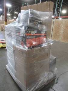 lot 342 image: WHOLESALE MIXED PALLET OF MISCELLANEOUS HUMIDIFIERS, TOOLS, FLOORING AND MORE